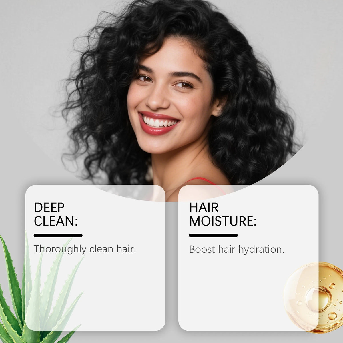 4-in-1 Instant Black Hair Dye and Nourishing Shampoo