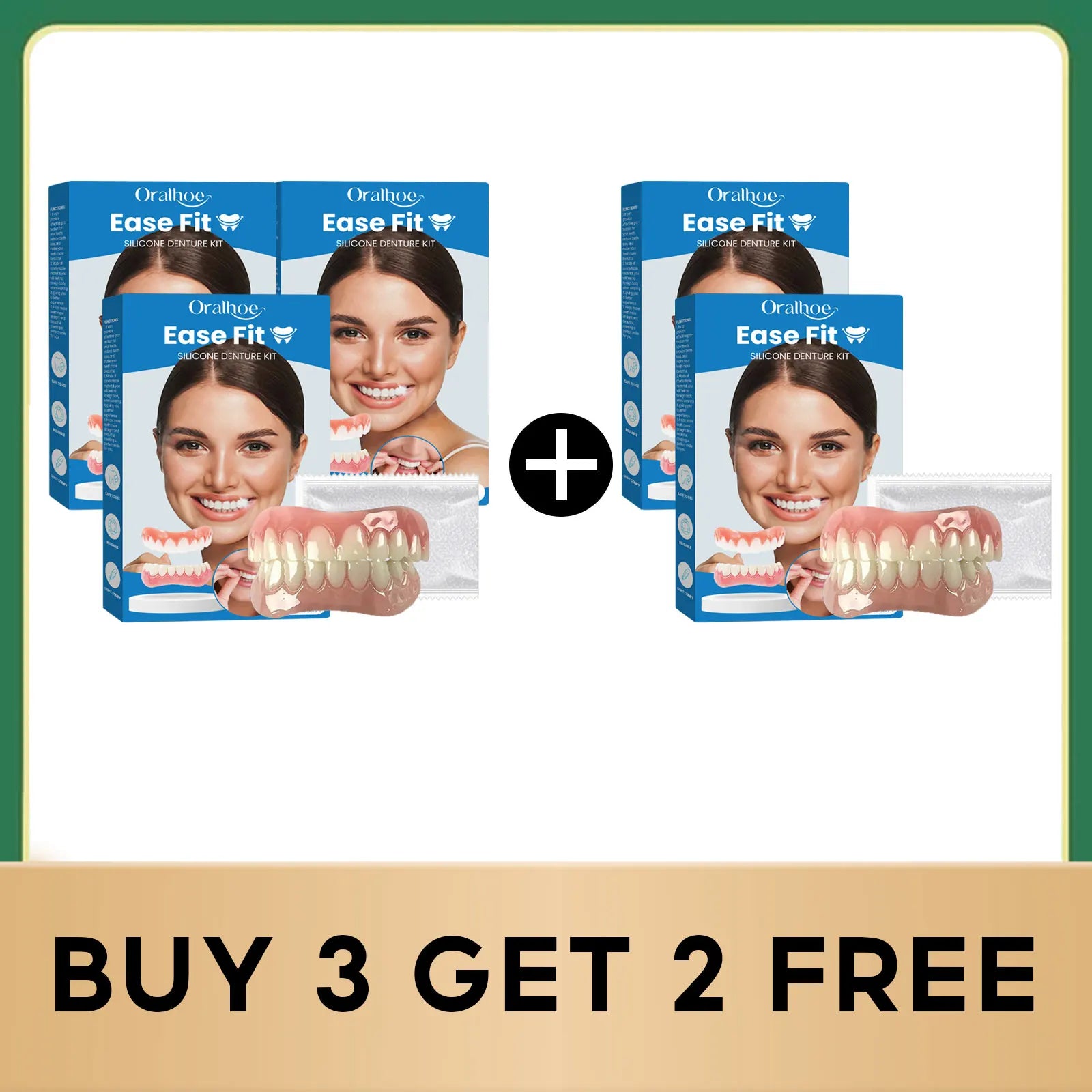 Comfortable Silicone Denture Set for Natural Smile - 17