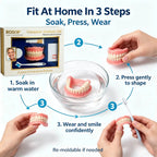 Comfort Fit Cosmetic Smile Veneers for Instant Teeth Whitening