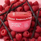 Raspberry Vanilla Sugar Body Scrub for Smooth Exfoliated Skin