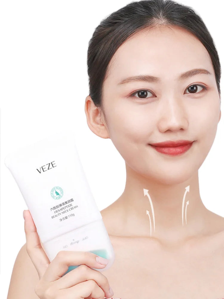 Firming Six-Peptide Elastic Neck Cream for Hydrated Skin