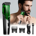 Cordless Vacuum Beard and Hair Trimmer