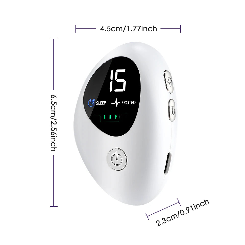 Microcurrent Handheld Sleep Aid and Stress Relief Device