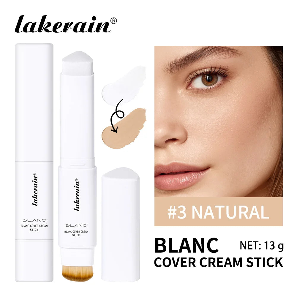 Color-Adapting Foundation Stick with Built-in Brush