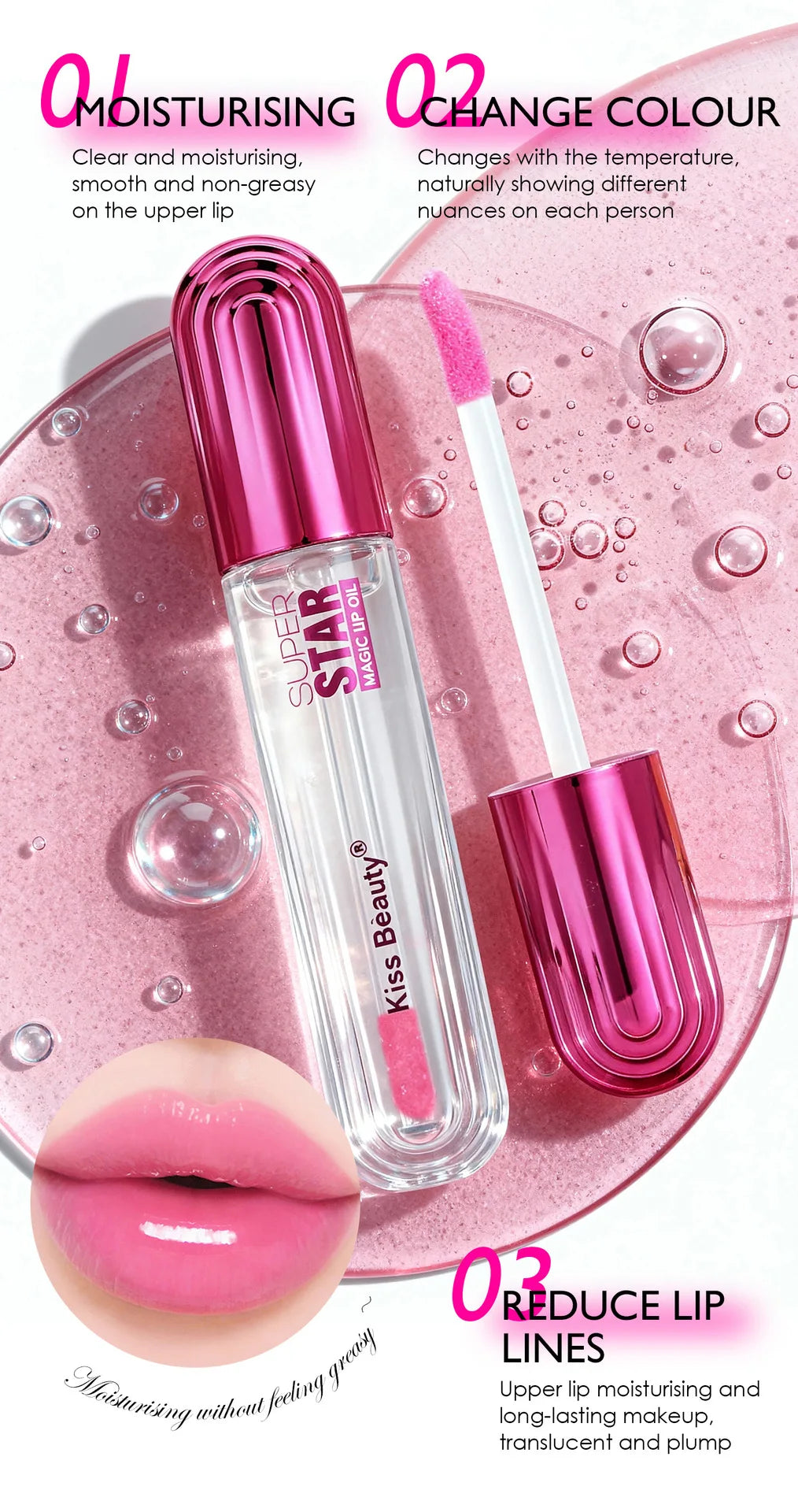 Color-Changing Magic Moisturizing Lip Oil - 8