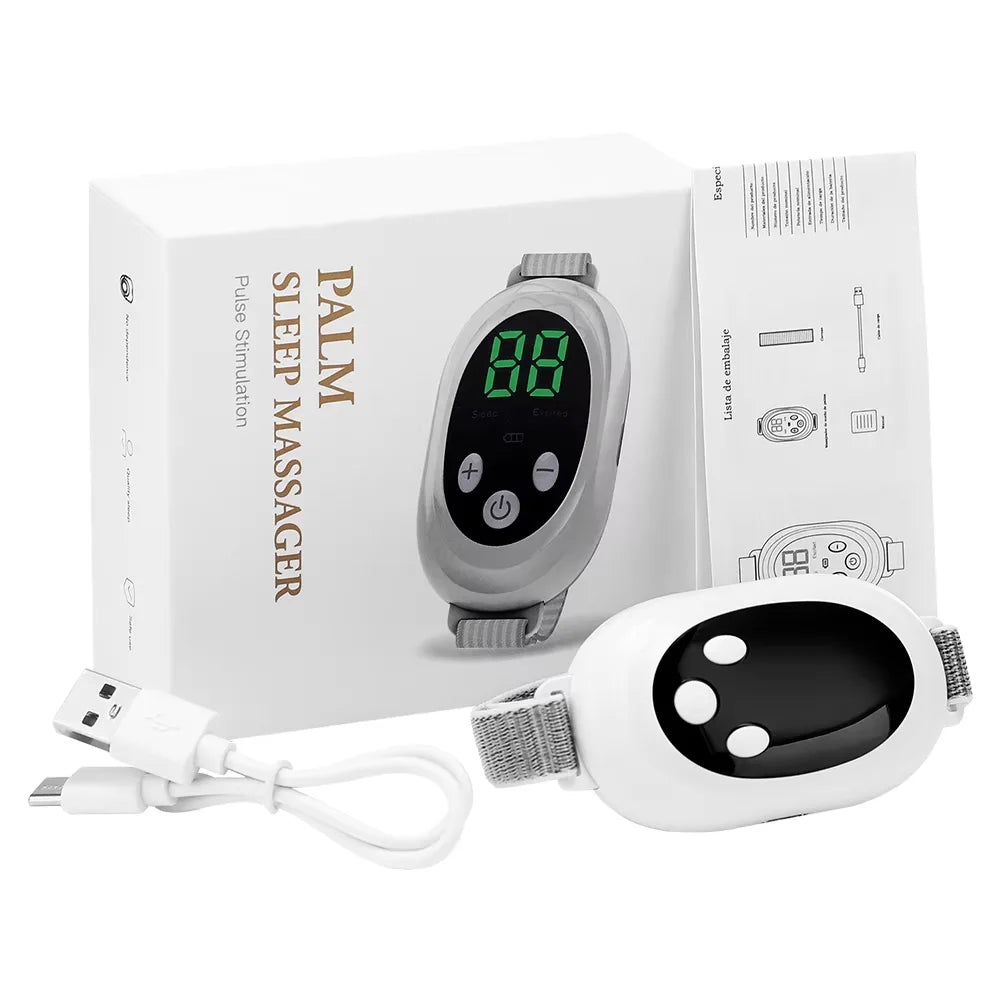 Microcurrent Handheld Sleep Aid and Stress Relief Device