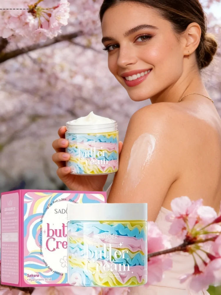 Sakura Moisturizing Body Cream for Smooth Glowing Skin