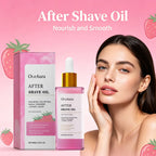 Soothing Strawberry After-Shave Oil for Sensitive Skin