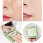 Portable Oil Blotting Sheets with Mirror and Puff