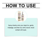 Waterless Dog Shampoo Spray for Quick Cleaning