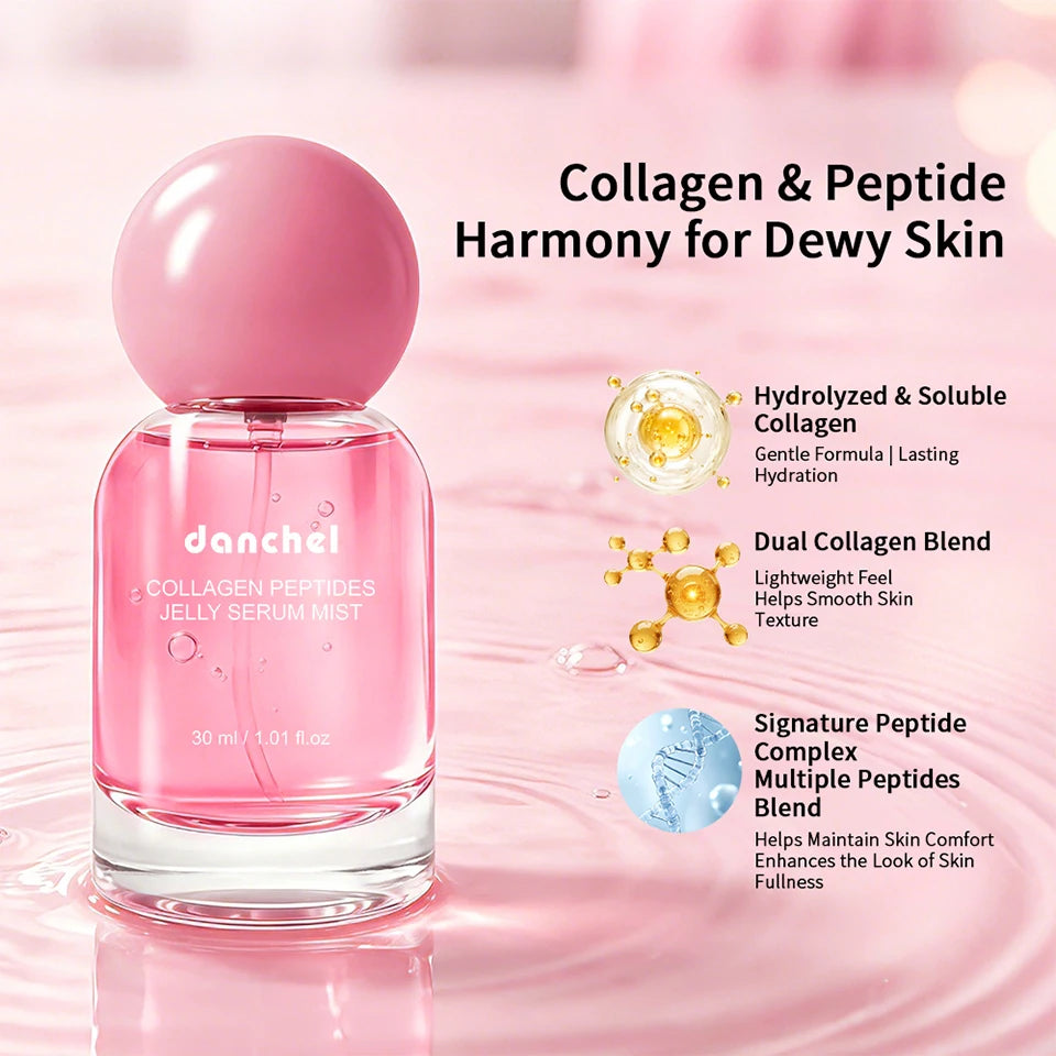 Collagen Peptide Jelly Serum Mist for Deep Hydration and Glow