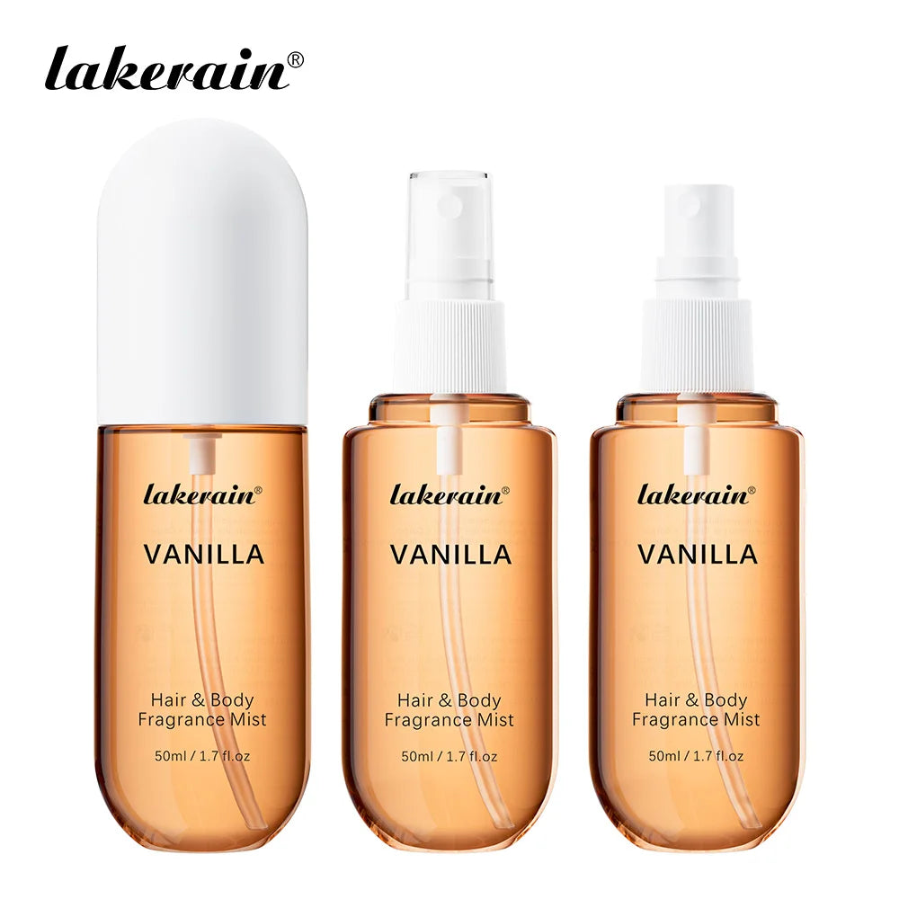 Long-Lasting Vanilla and Rose Hair and Body Fragrance Mist - 25