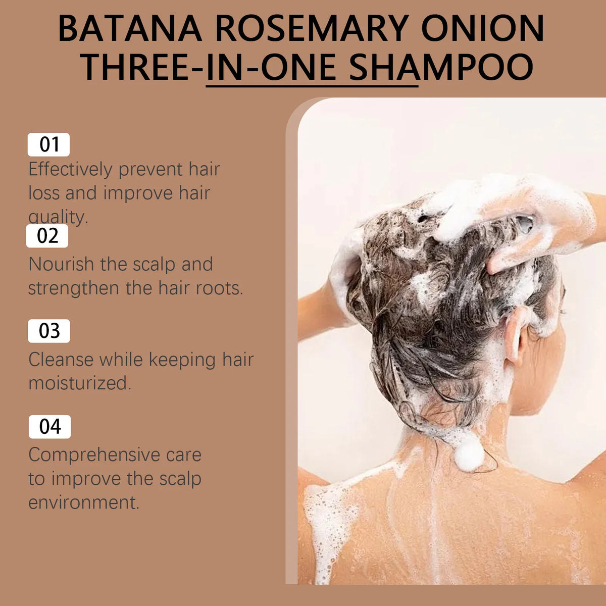 Strengthening Hair Growth Shampoo for All Hair Types