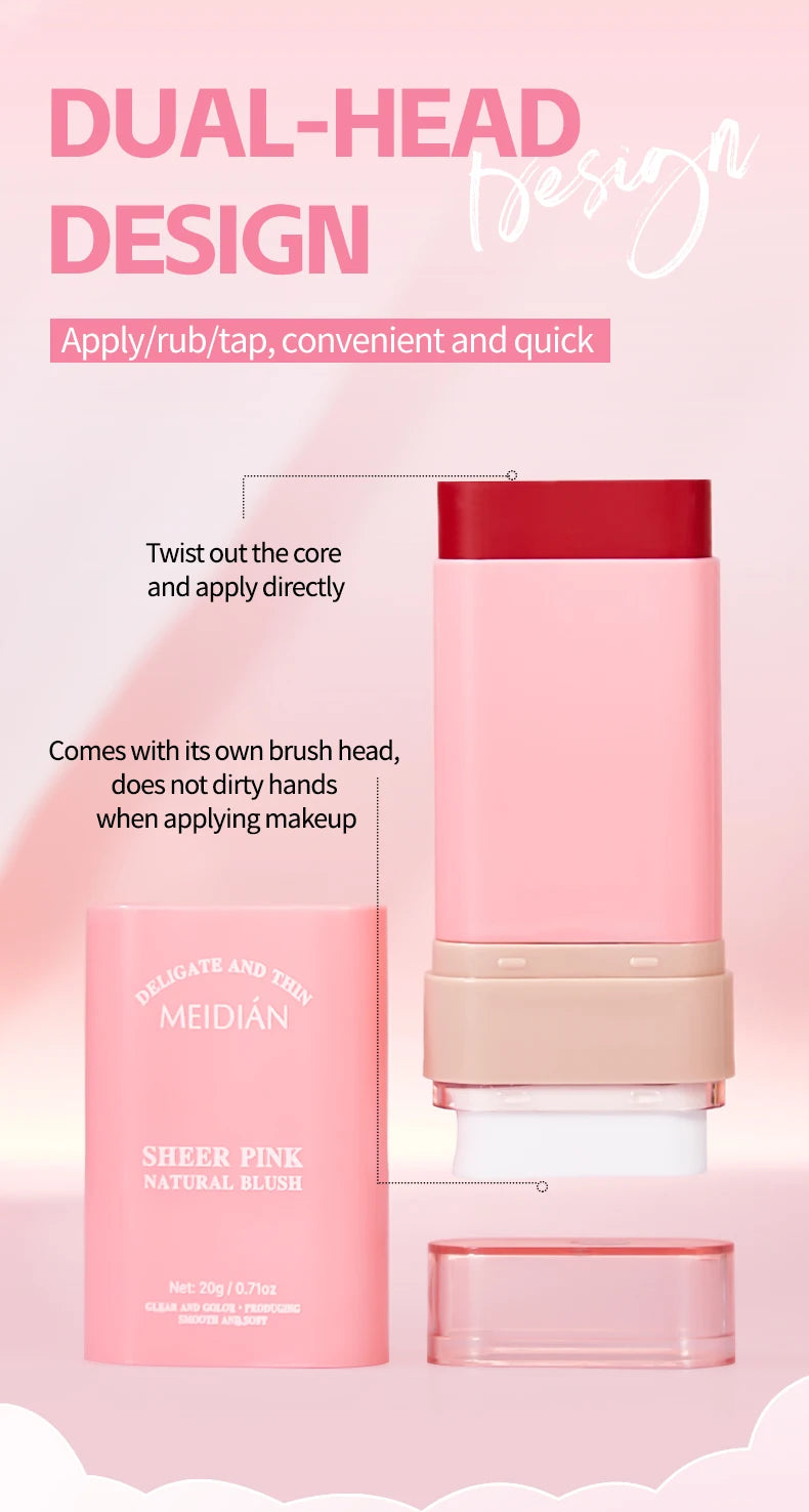 Natural Blendable Cream Blusher Stick - 9