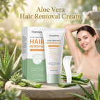 Painless Aloe Vera Hair Removal Cream for Smooth Skin