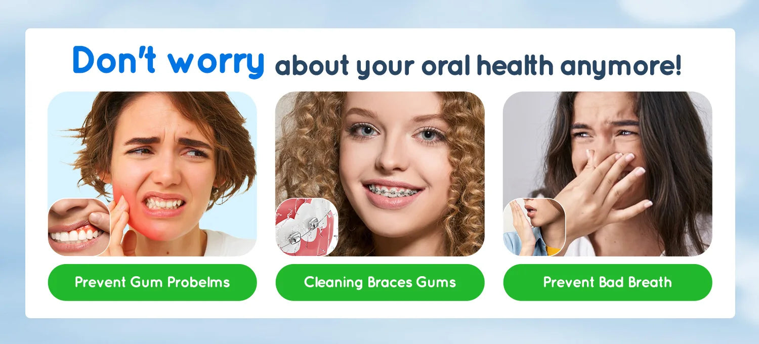 Professional Oral Care Kit with Water Flosser and Electric Toothbrush - 7