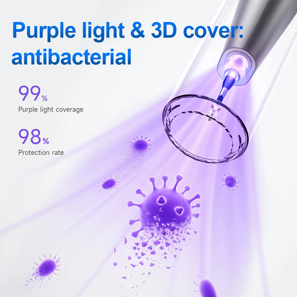 Visual Ultrasonic Teeth Cleaning & Plaque Removal Tool - 6