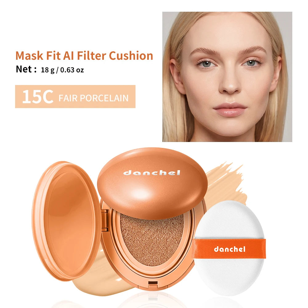 Waterproof Sunscreen Cushion Foundation for Flawless Coverage - 24
