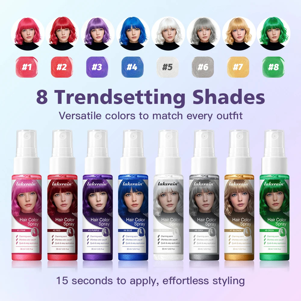 Temporary Washable Hair Color Spray