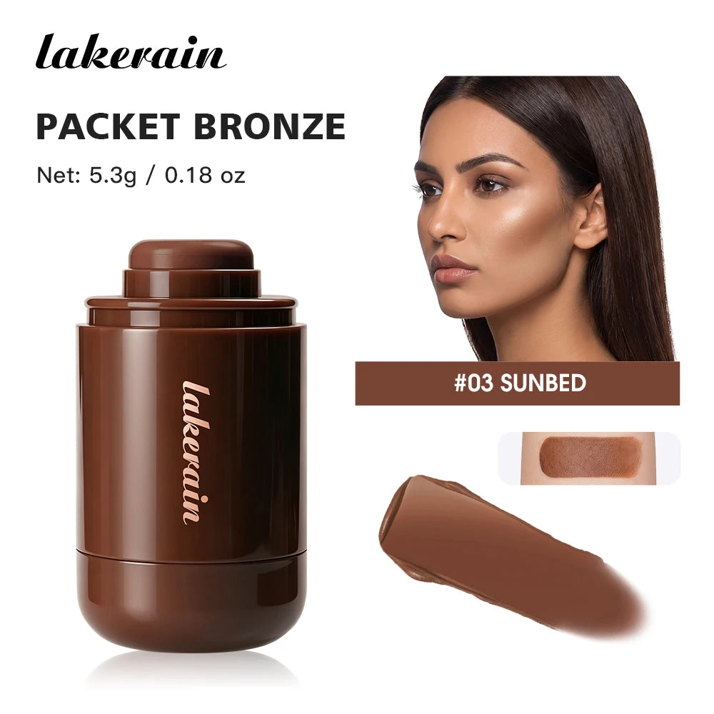 Cream Bronzer Contour Stick for Sculpted Face Makeup