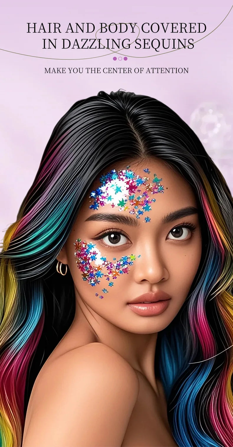 Shimmering Body and Face Glitter Stick - 10