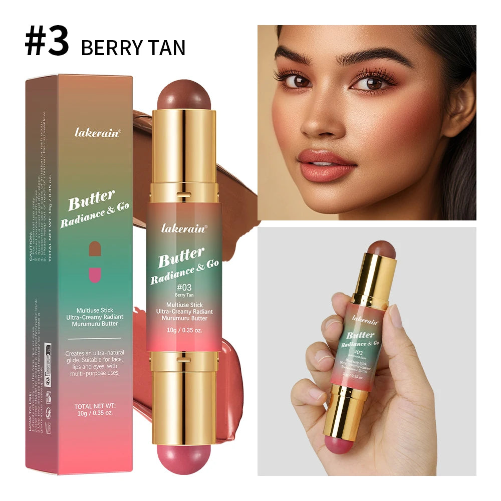 Dual-Ended Cream Bronzer and Blush Stick