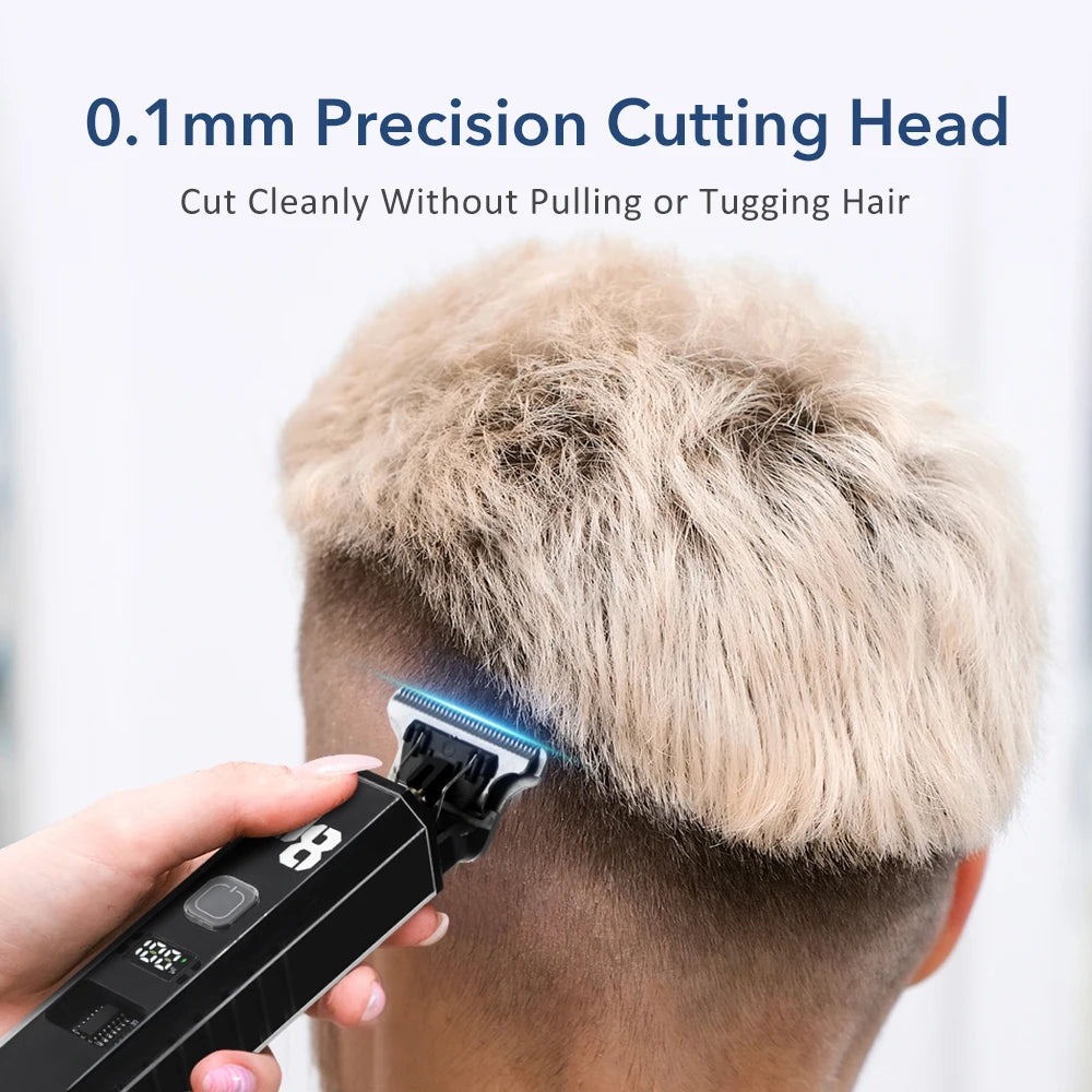 Professional Cordless Hair Trimmer and Detail Grooming Kit