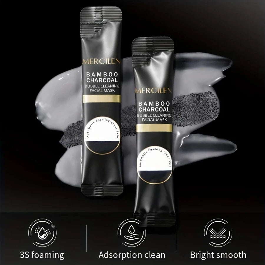 Bamboo Charcoal Deep Cleansing Bubble Facial Mask