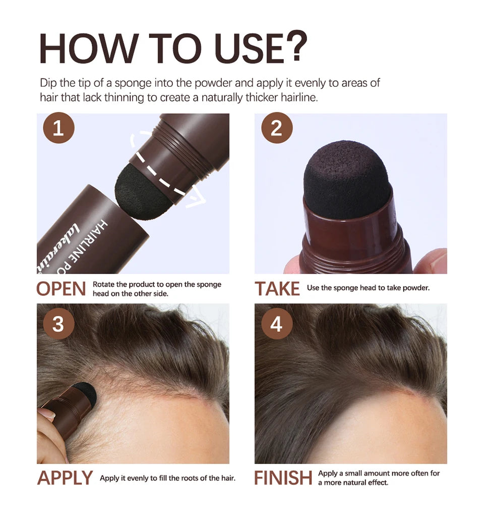 Waterproof Hairline and Root Touch-Up Powder