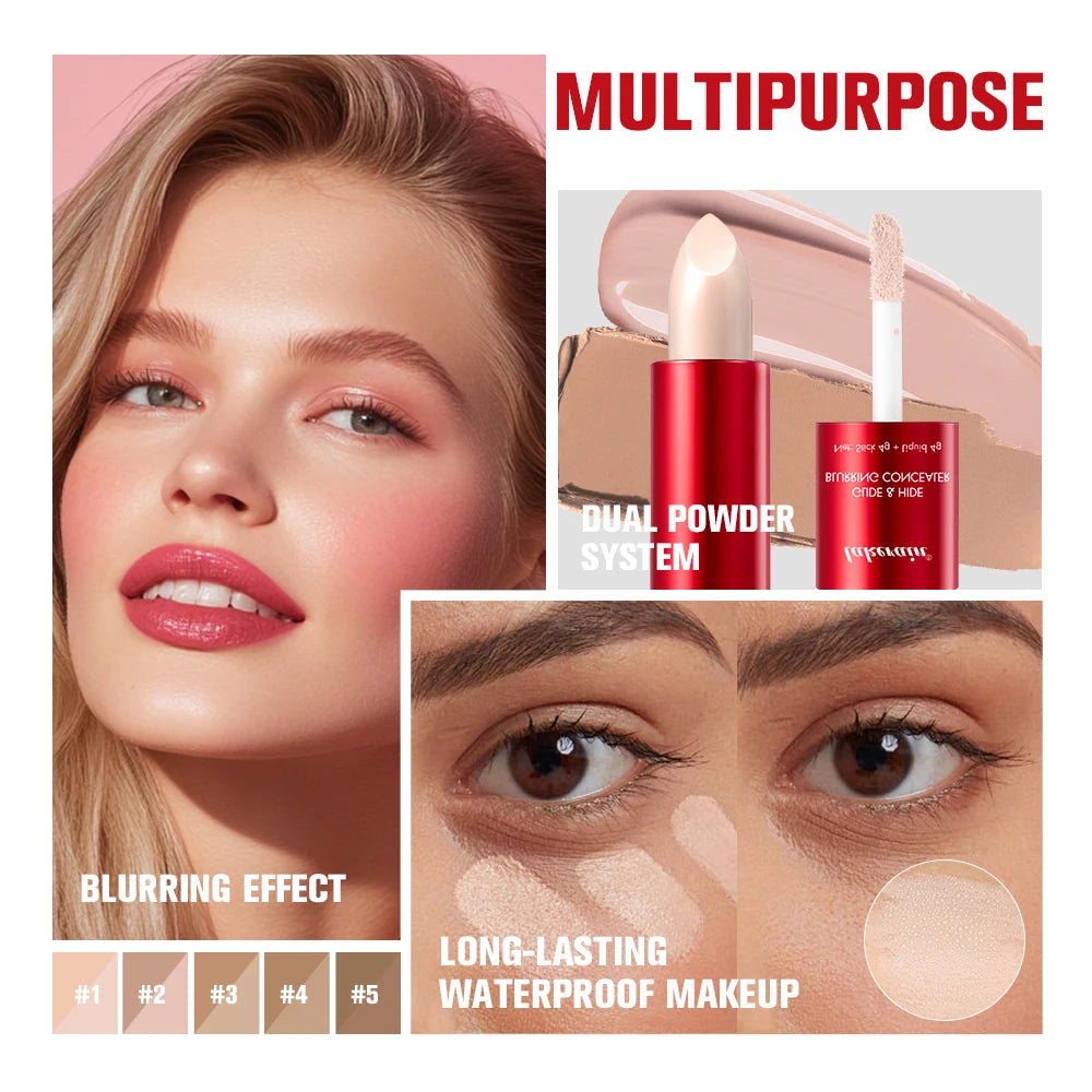 2-in-1 Dual-Action Blurring Concealer and Foundation