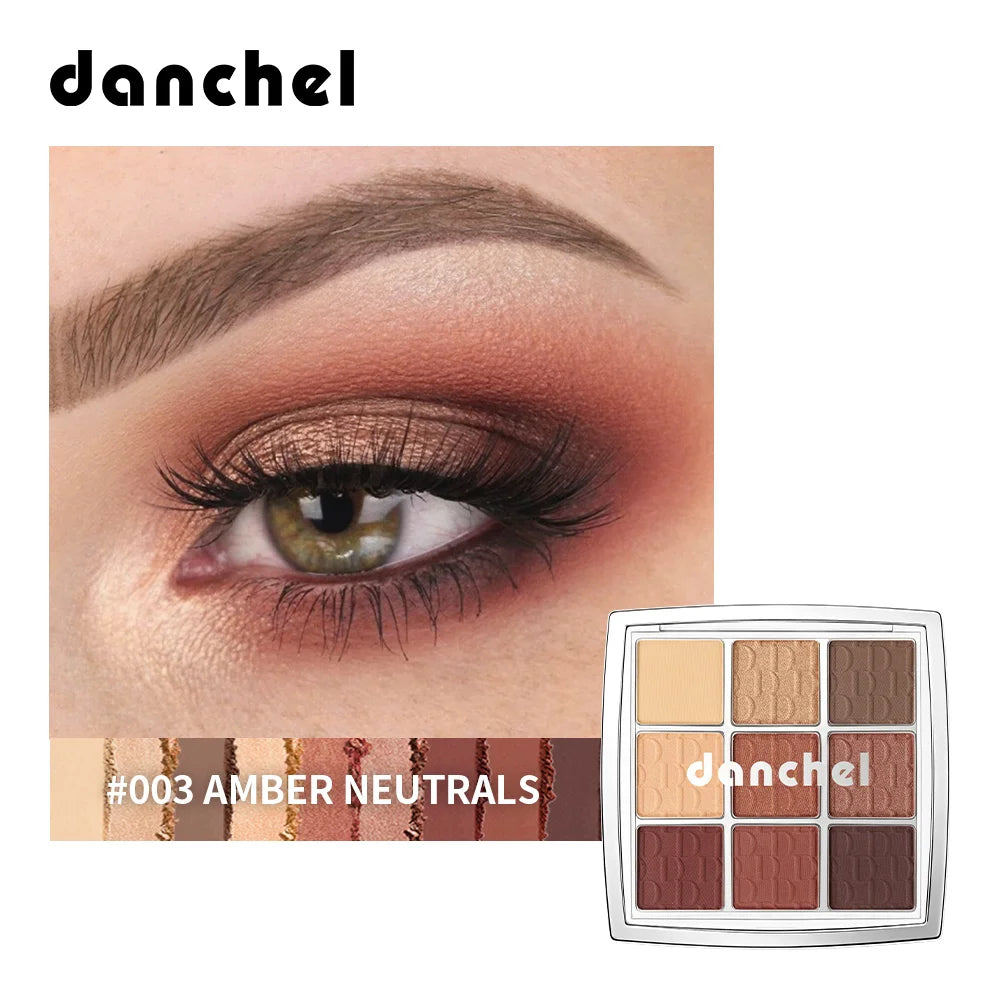 9-Color Professional Eyeshadow Palette for Daily and Party Looks
