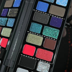 16-Color Punk Eyeshadow Palette for Bold Matte and Shimmer Looks