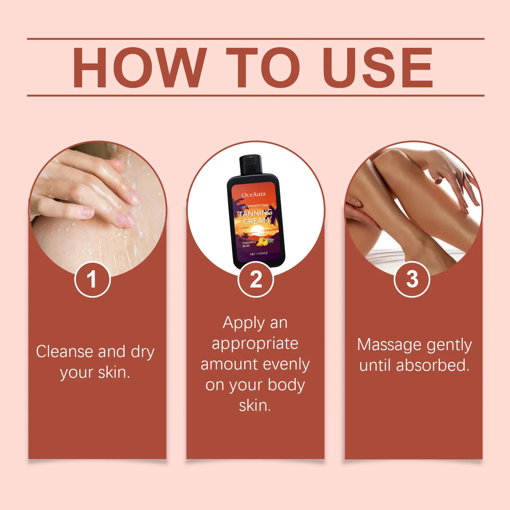 Intensifying Skin Tanning Accelerator Cream