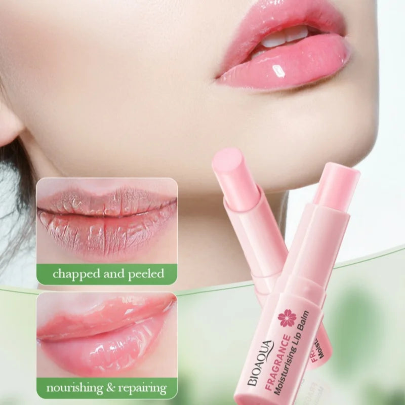 Sakura Moisturizing Lip Balm for Dry and Chapped Lips