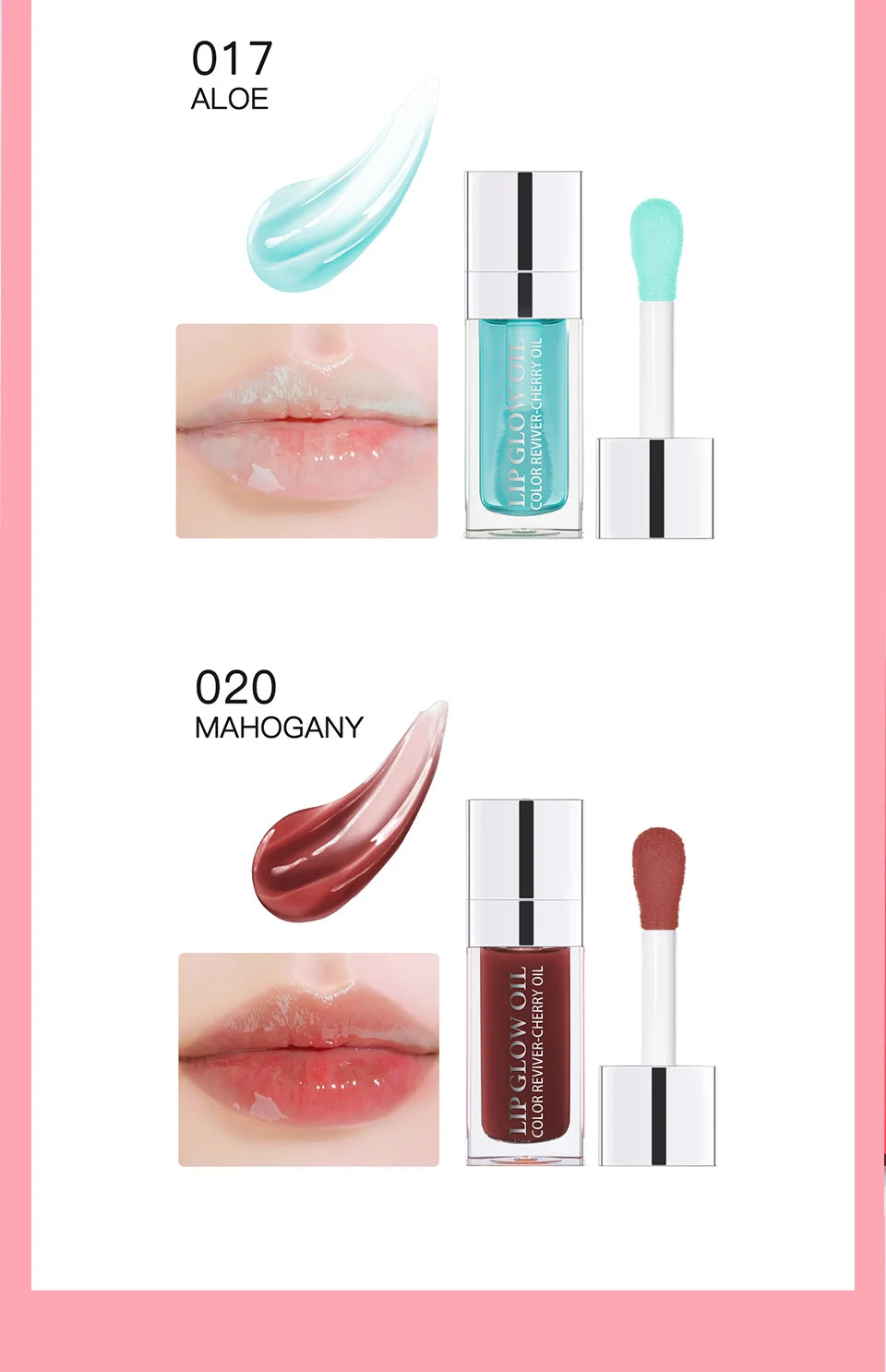 Hydrating Crystal Jelly Lip Glow Oil