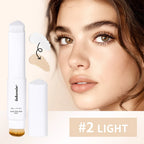 Color-Changing Foundation Stick with Built-in Blending Brush