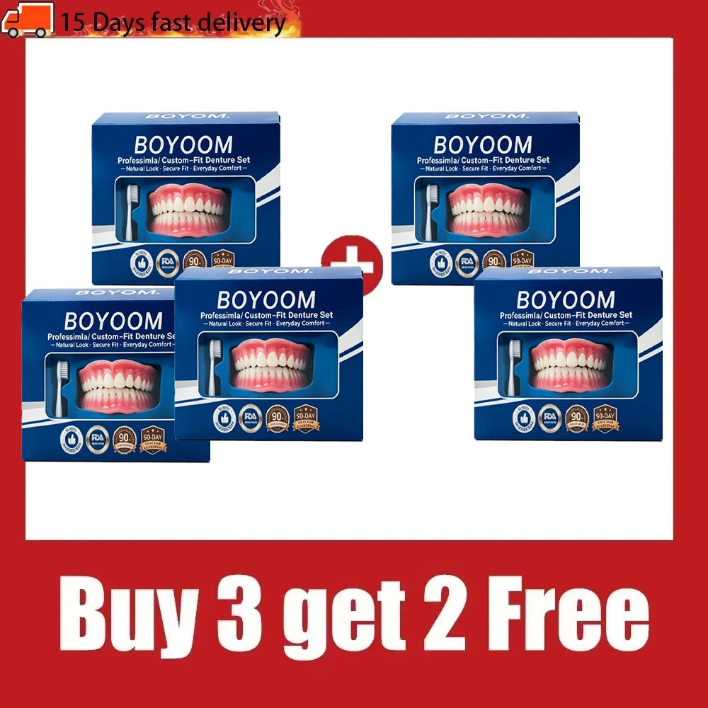 Comfort Fit Cosmetic Denture Set