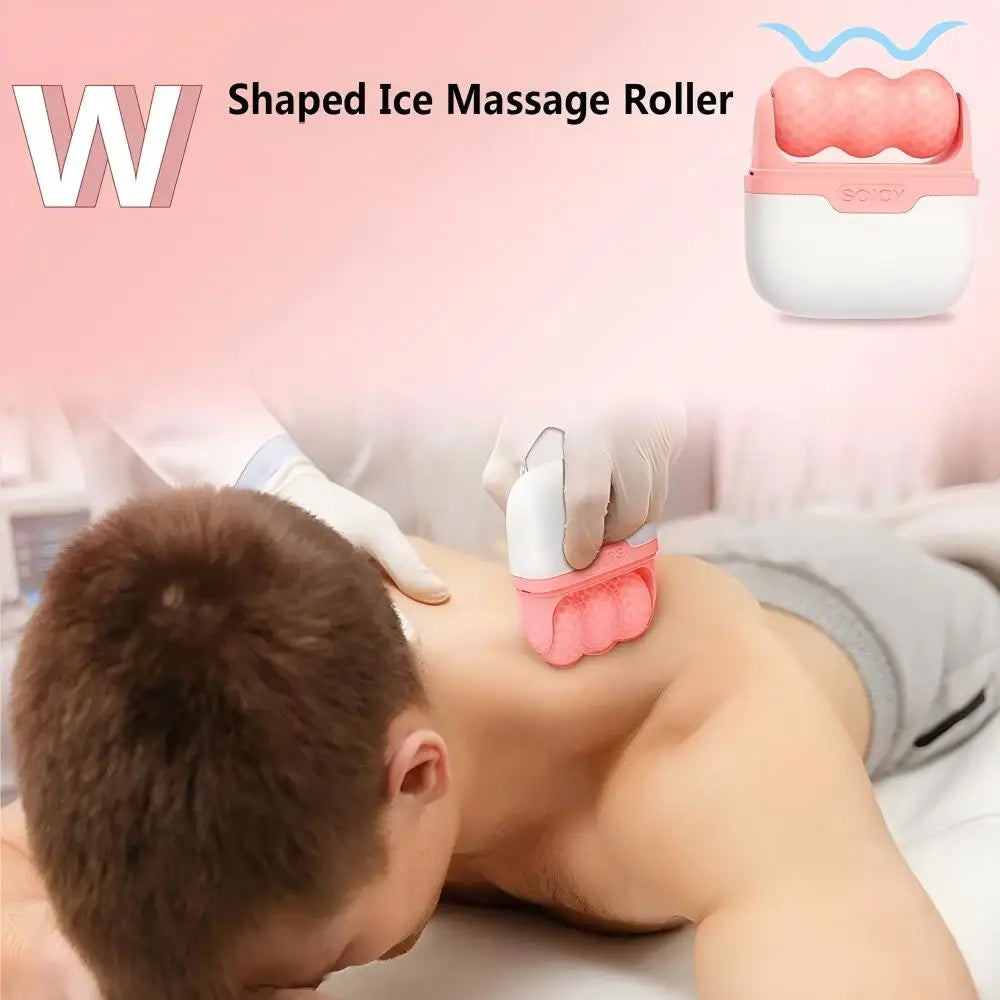 Dual-Action Facial Ice Roller for Puffiness and Skin Cooling