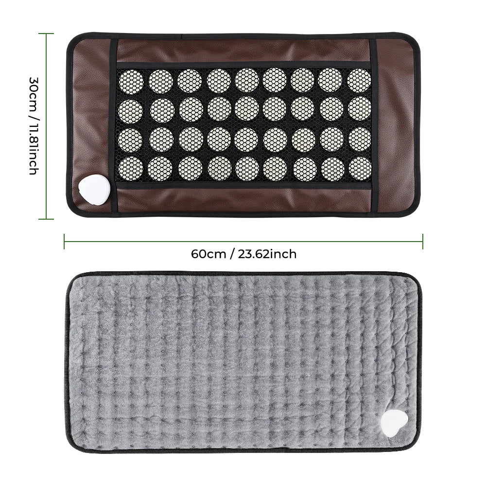 Natural Jade Stone Heating Pad for Back and Body Pain Relief