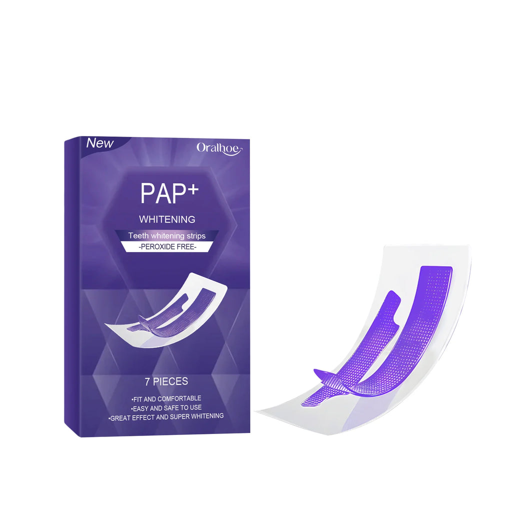 Peroxide-Free Teeth Whitening Strips