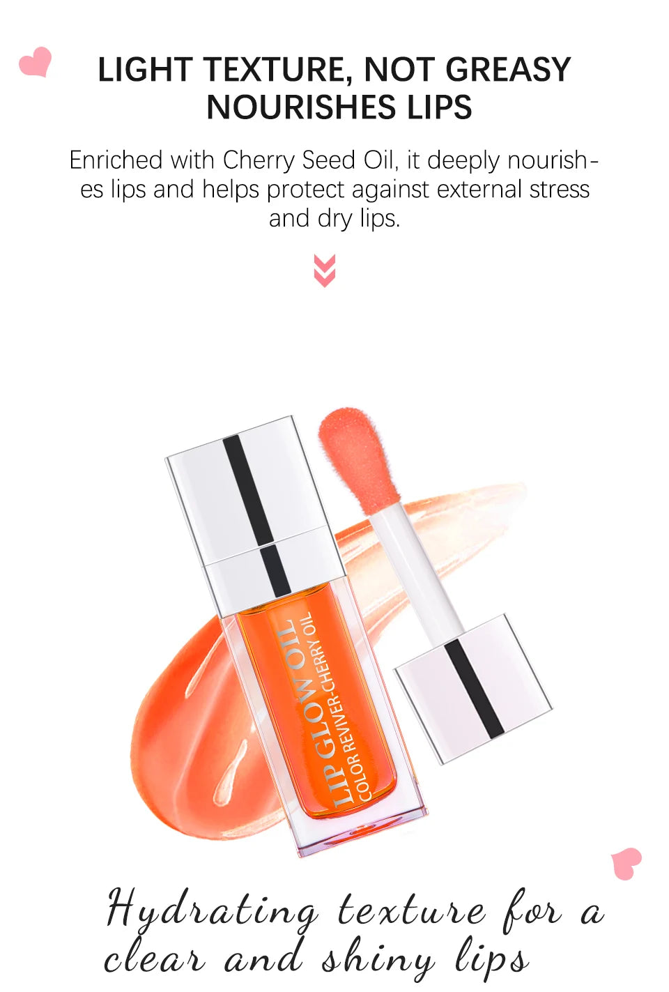 Hydrating Crystal Jelly Lip Glow Oil
