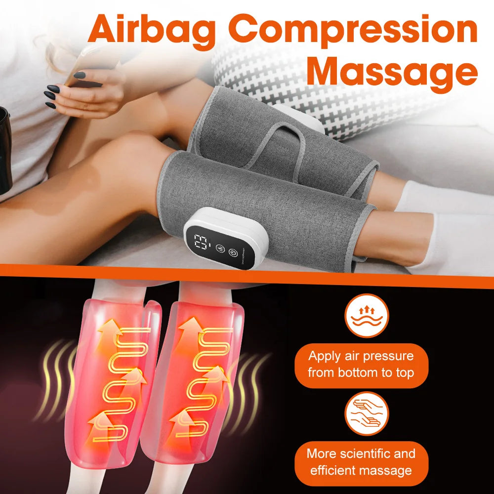 Wireless Air Compression Leg Massager for Circulation