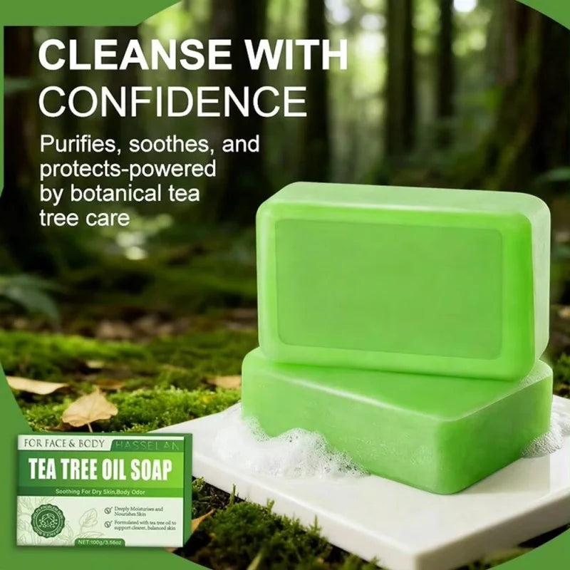 Tea Tree Oil Cleansing Soap for Face and Body