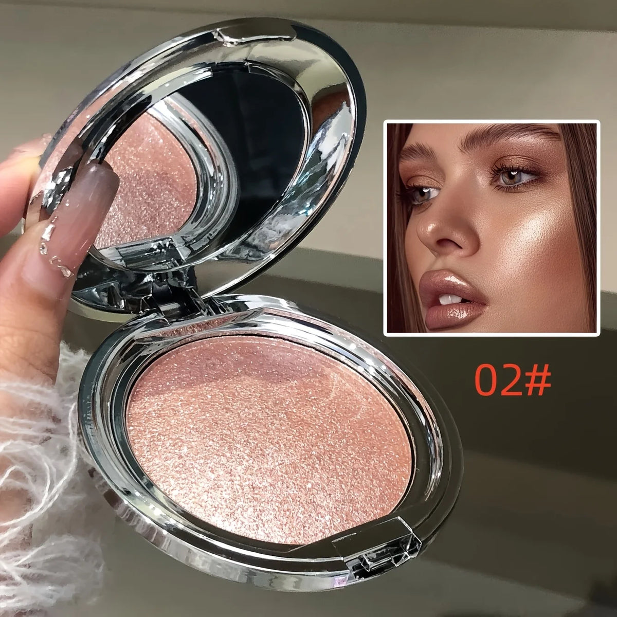 Shimmer Glow Face Highlighter for Radiant Skin