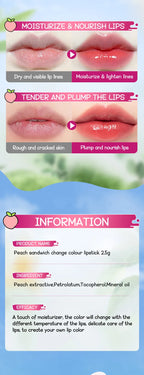 Color-Changing Fruit Moisturizing Lip Balm