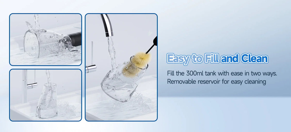 Professional Electric Toothbrush and Water Flosser Oral Care Kit