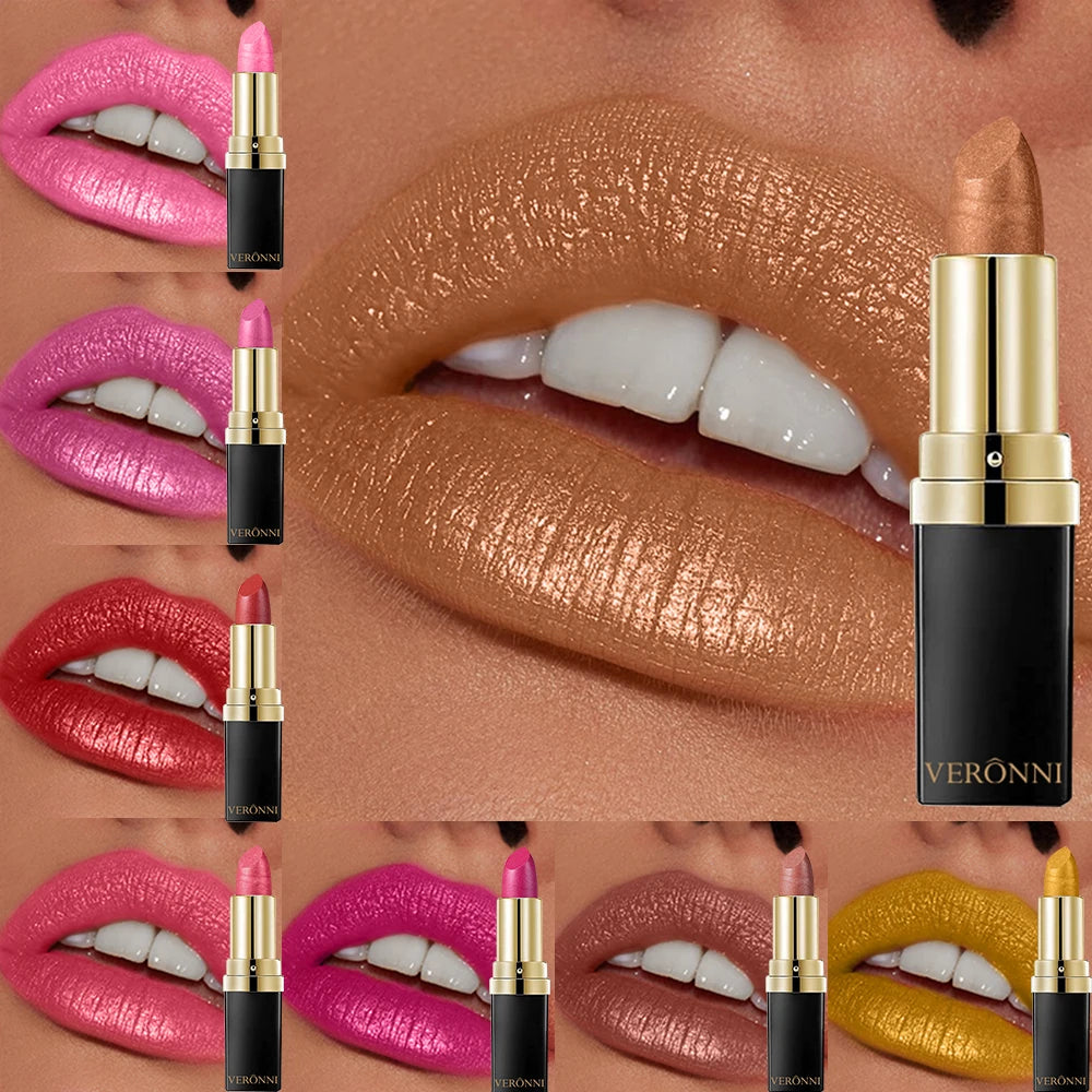 Shimmer Diamond Pearl Lip Gloss for Long-Lasting Shiny Lips