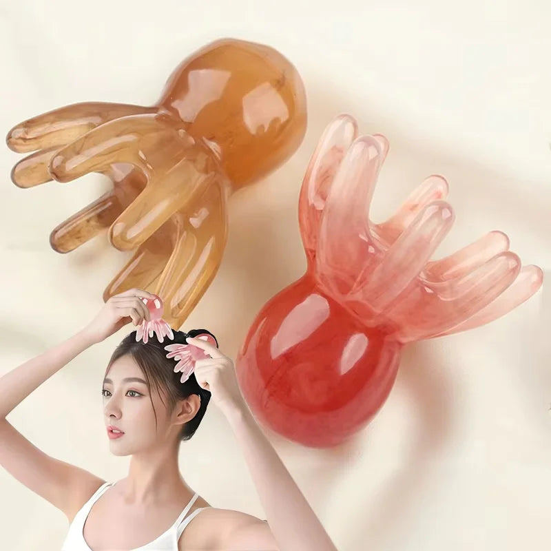Octopus Scalp Massage Comb for Stress Relief