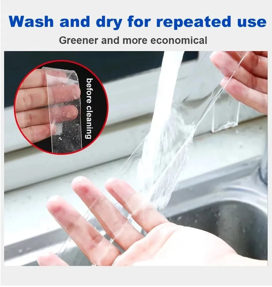 Heavy-Duty Transparent Double-Sided Mounting Tape