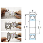 10pc Precision Miniature Deep Groove Ball Bearings 8x12x3.5mm